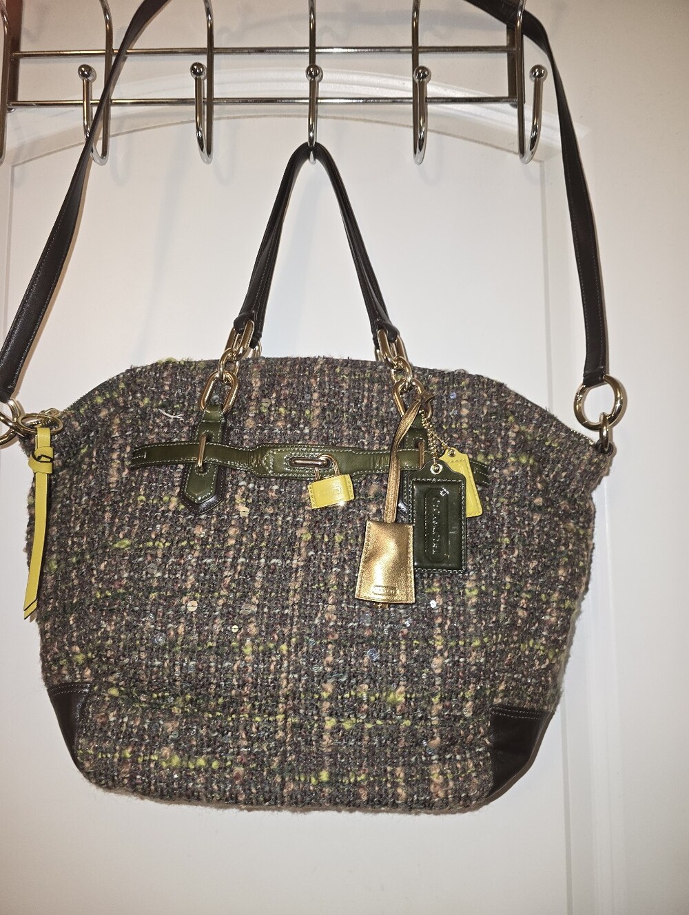 Coach Chelsea Boucle Satchel